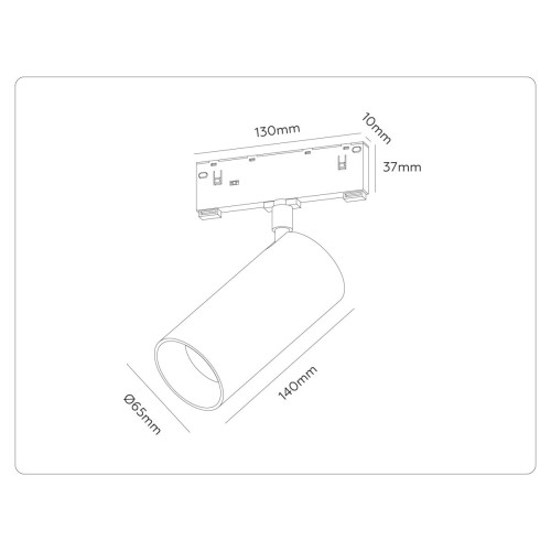 Трековый магнитный светильник Ambrella Light Track System GL2315