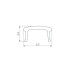 Экран Arlight PLINTUS-H40-2000 Opal 052406