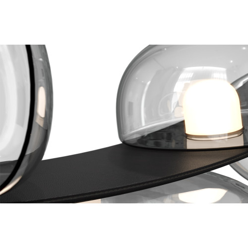 Подвесной светодиодный светильник Crystal Lux Bosque SP7 L3000 Black/Transparent