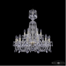 Подвесная люстра Bohemia Ivele Crystal 1402/12+6/240/XL-77 G