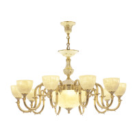 Подвесная люстра Bohemia Ivele Crystal Verona 72203P/10/300 G P1 U Rose