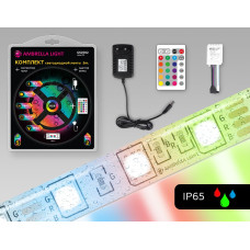 Светодиодная лента Ambrella Light LED Strip 12В 5050 14,4Вт/м RGB 5м IP65 GS2502