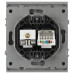 Розетка Эра Arktik 16-3110-03 комбинированная RJ45+TV алюминий Б0070496