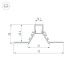 Алюминиевый профиль Arlight COMFORT10-V-FANTOM-2000 WHITE 052538