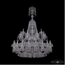 Подвесная люстра Bohemia Ivele Crystal 1409/20+10+5/400/XL-152/2d Ni