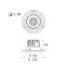 Встраиваемый светильник Italline IT02-028 white 4000K