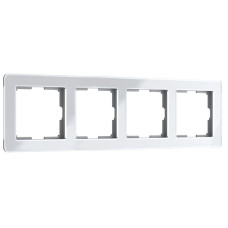 Рамка на 4 поста Werkel Acrylic белый 4690389190520 W0042701 a062131