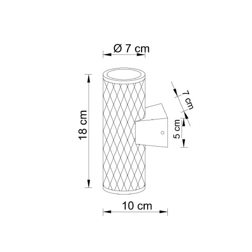 Уличный настенный светильник Arte Lamp Hyadum A3458AL-2BK