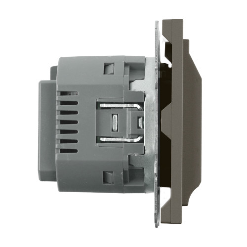 Выключатель карточный Stekker Эмили RSW40-5114-09 антрацит, soft touch 50701