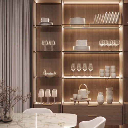 Профиль с экраном Arlight SL-KANT-H10-SQUARE-2000 IRON GREY (Алюминий+пластик) 055325