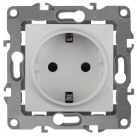 Розетка 2P+E Schuko Эра 12-2101-01 Б0014675