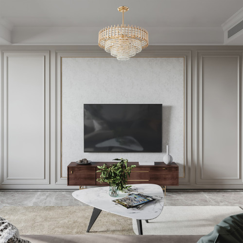 Люстра на штанге Arte Milano Sorrento 376109/9/300/570 GD