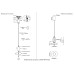 Подвесной светильник Crystal Lux QUASAR SP7W LED TRANSPARENT