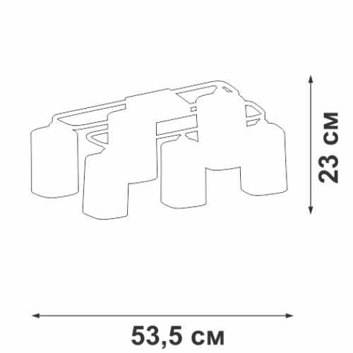 Потолочная люстра Vitaluce V3092-1/6PL
