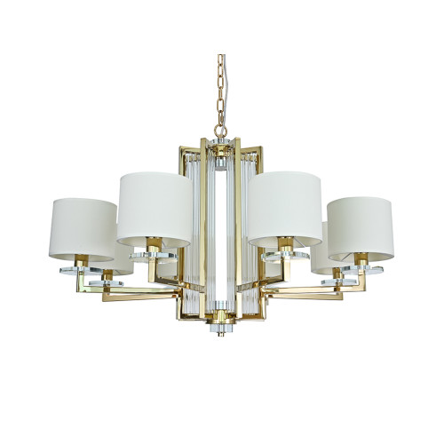 Подвесная люстра Newport 35408+1/C gold без абажуров М0069059