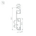 Профиль Arlight PLINTUS-H80-2000 ANOD 046390
