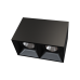 Накладной светильник Yeelight Pro S21 мощность 16 Вт, угол рассеивания 30°, не поворотный, черный