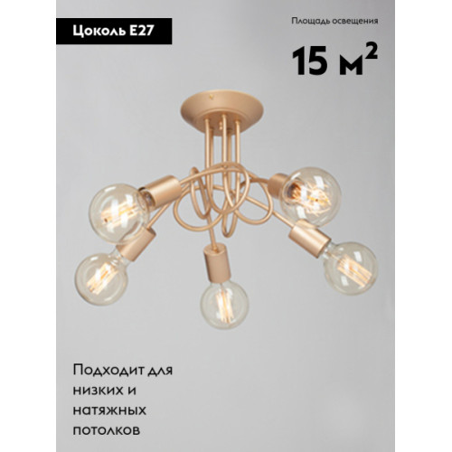 Потолочная люстра Vitaluce V37270-8/5PL