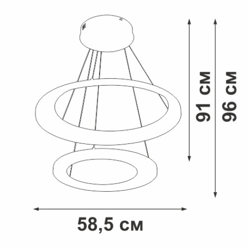 Подвесной светильник Vitaluce V2695-1/2S Подвесной светильник Vitaluce V2695-1/2S