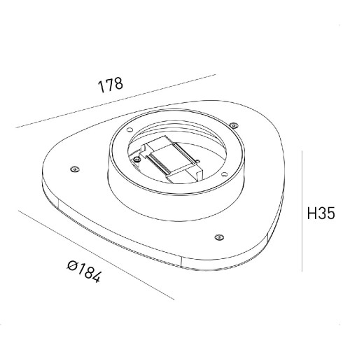 Настенный светильник Designled ML-TR184-WH-WW 016542
