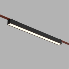 Трековый однофазный светильник Denkirs Belty linear DK5676-BK