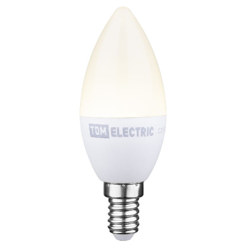 Лампа светодиодная диммируемая TDM Electric Е14 6W 4000K прозрачная SQ0340-0198