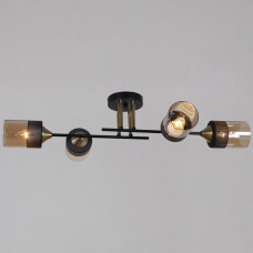 Потолочная люстра Reluce 48460-0.3-04 BK+COPPER