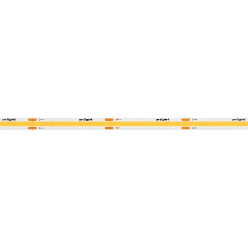 Светодиодная лента Arlight COB-X480-8mm 24V Warm3500 (8 W/m, IP20, CSP, 5m) 044575