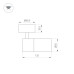 Спот Arlight SP-ARTEMIS-SURFACE-FLAP-R55-12W Warm2700 (WH, 8-80 deg, 230V) (IP20 Металл) 062248