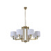 Подвесная люстра Newport 35406+1/C gold без абажуров М0069057