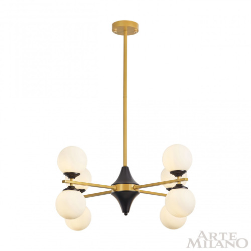 Люстра на штанге Arte Milano 271580/8 BK/GD