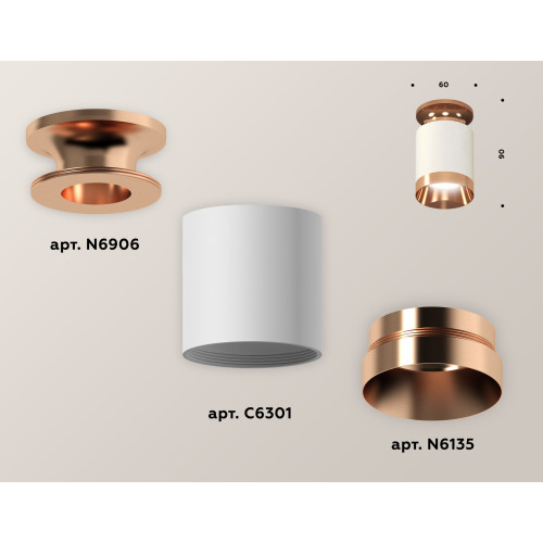 Потолочный светильник Ambrella Light Techno Spot XS6301200 (N6906, C6301, N6135)