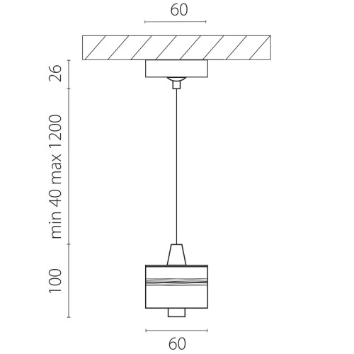 Подвес с верхней светящейся частью к 21443x-214440/21448x/21449x LED 5W 395Lm 3000K Lightstar 590056-3000