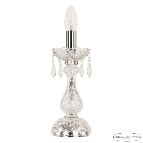 Настольная лампа Bohemia Ivele Crystal 104L/1-27 Ni