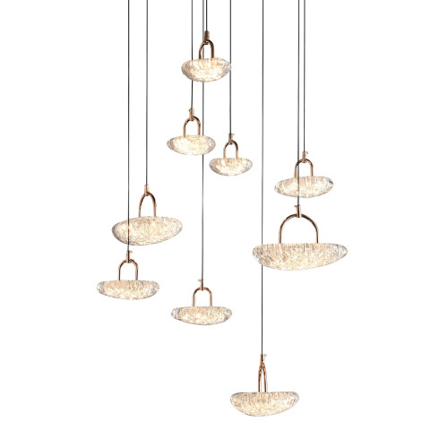 Каскадная люстра Delight Collection MT9125-9H french gold