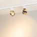 Трековый трехфазный светильник Arlight SP-PLURIO-TRACK-4TR-R77-9W Warm3000 (WH-BRS, 36 deg, 230V) (IP20 Металл) 038114