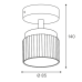 Накладной спот WOLTA Muse WSL-GX53/19BG-2