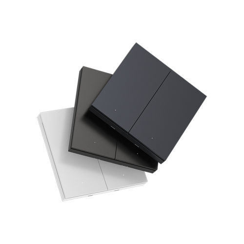 Выключатель Yeelight Pro, серия E20, проводной, 2 клавиши, серый (CN)