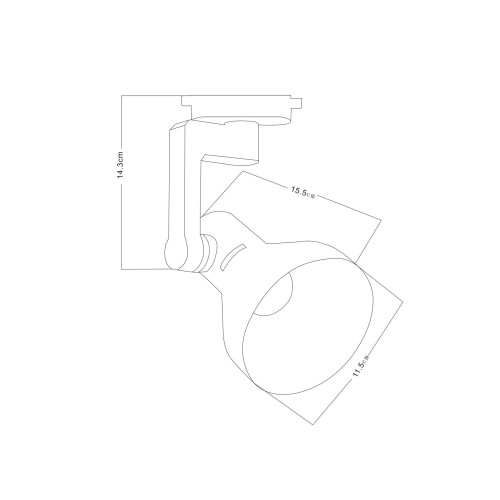 Трековый светильник Arte Lamp Nido A5106PL-1WH