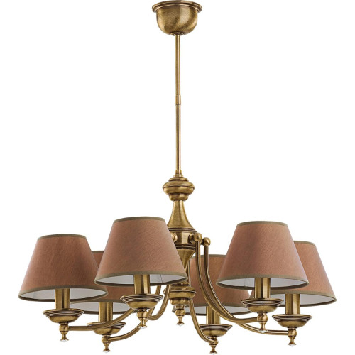 Люстра на штанге Kutek San Marino Lampshade SAN-ZW-6(P/A)CR