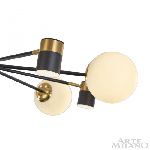 Люстра на штанге Arte Milano Ferrara 274802/10 BK/GD