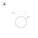 Насадка Arlight LGD-ARTIFACT-OVAL-LENS-R65 (WH) (Металл) 057149