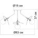 Потолочная люстра Arte Lamp Peacock A1369PL-7SG