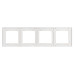 Рамка четырехместная Arlight FRM-GLARE-GS-4-WH 043802