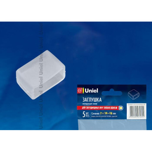 Заглушка (10836) Uniel UCW-K14 Clear 005 Polybag