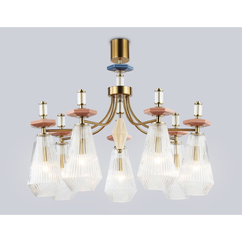 Люстра на штанге Ambrella Light High Light Ceramo Modern LH53184