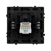 Механизм телефонной розетки Arlight SCT-NOBE-MTL1-SFPL-BK (RJ-11, 4C) (Черный оникс) 054301