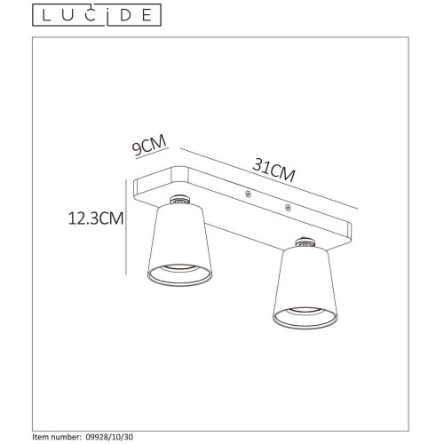 Спот Lucide TURNON 09928/10/30