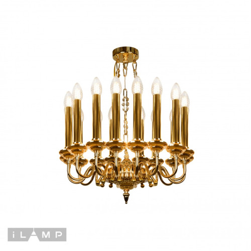 Подвесная люстра iLamp Louvre MD8551-15 GD
