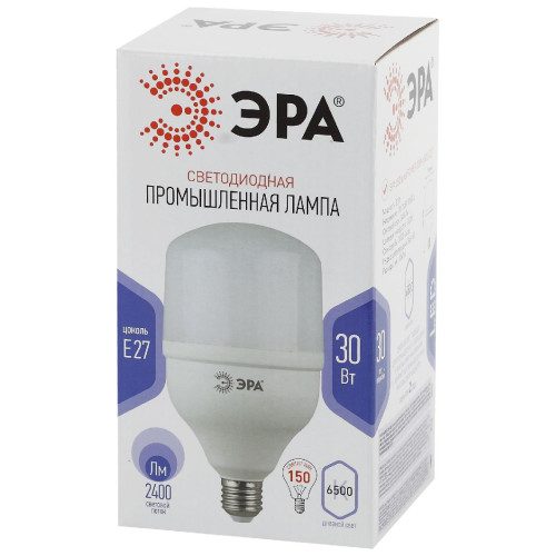 Лампа светодиодная Эра E27 30W 6500K LED POWER T100-30W-6500-E27 Б0027004